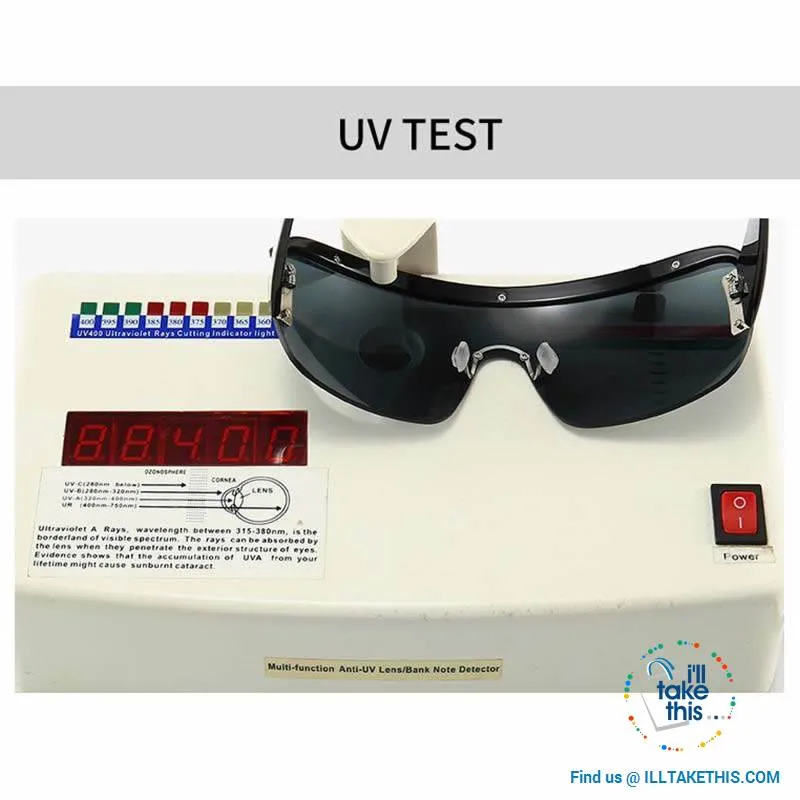 Oversized Vintage Goggle One Piece Gradient SunGlasses UV400 - Unisex 😎 💝