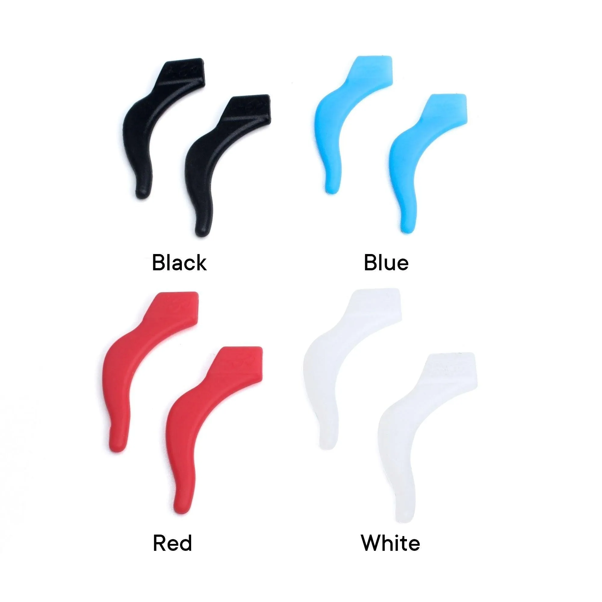 Peculiar SS22A Silicon Rubber Eyeglass Hook End Tips Anti Slip Ear Grip