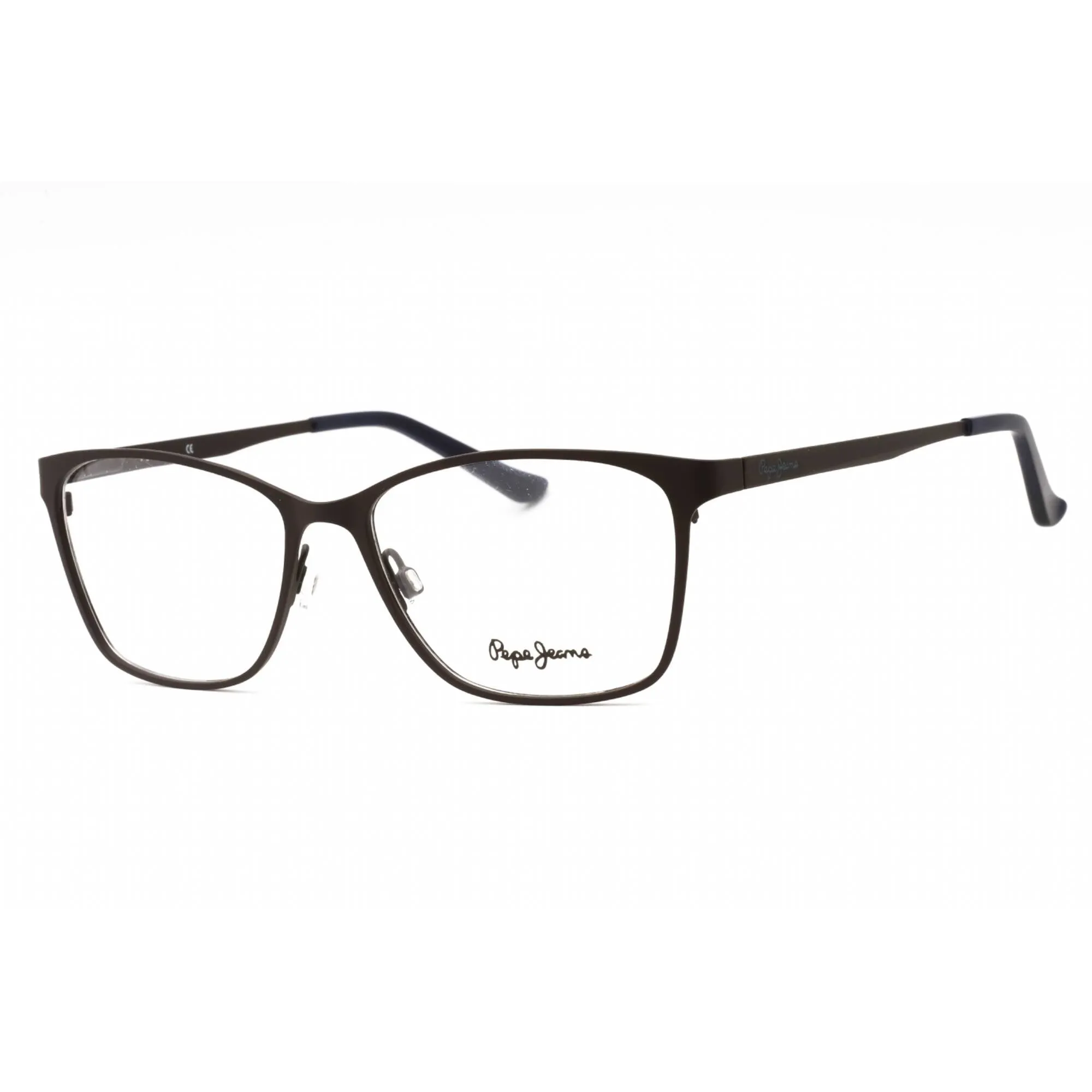 Pepe Jeans Women's Eyeglasses - Brown Metal Cat Eye Full Rim Frame | PJ1230 C2