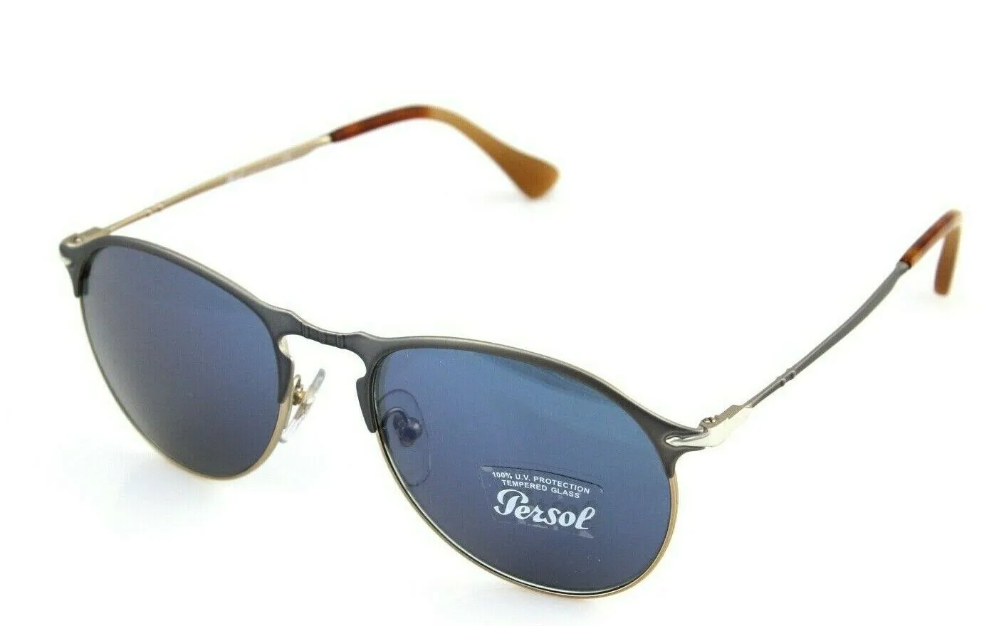 Persol Men's Tempered Glass Lens Sunglasses PO 7649-S 1071/56 53 mm