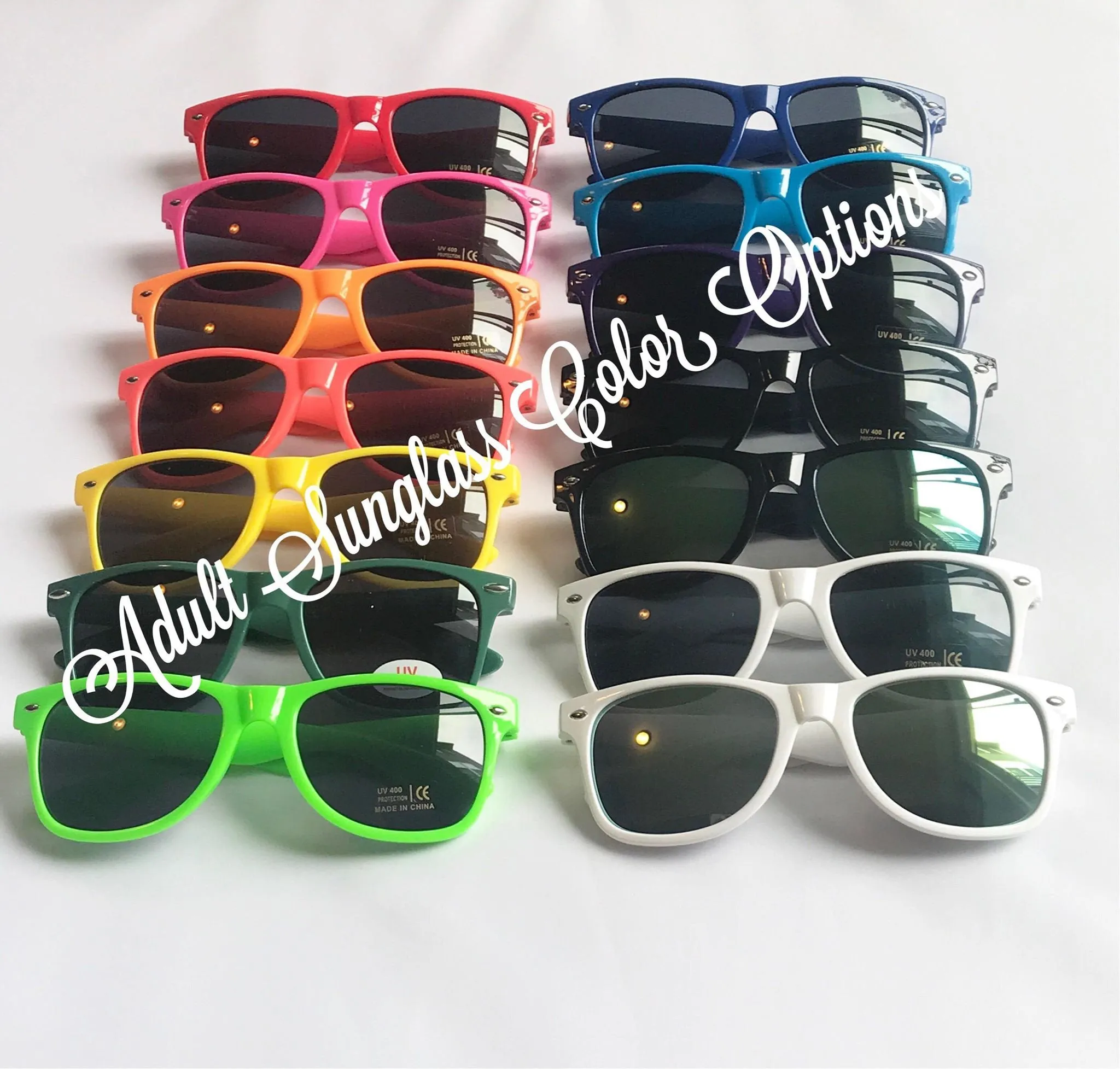 Personalized Sunglasses, Wedding Bridal Party Favors, Bachelorette Gifts, Destination Wedding Gifts, Cruise Mementos, Custom Glasses