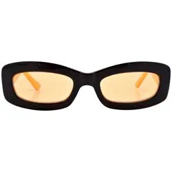 PHONER Black/Yellow Square Sunglasses