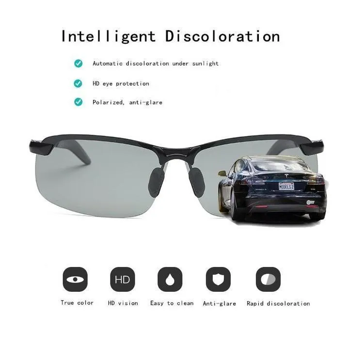 Photochromic Polarized Outdoor Sunglasses