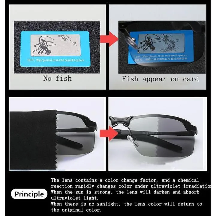 Photochromic Polarized Outdoor Sunglasses