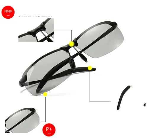 Photochromic Polarized Outdoor Sunglasses