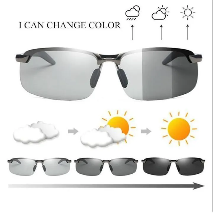 Photochromic Polarized Outdoor Sunglasses