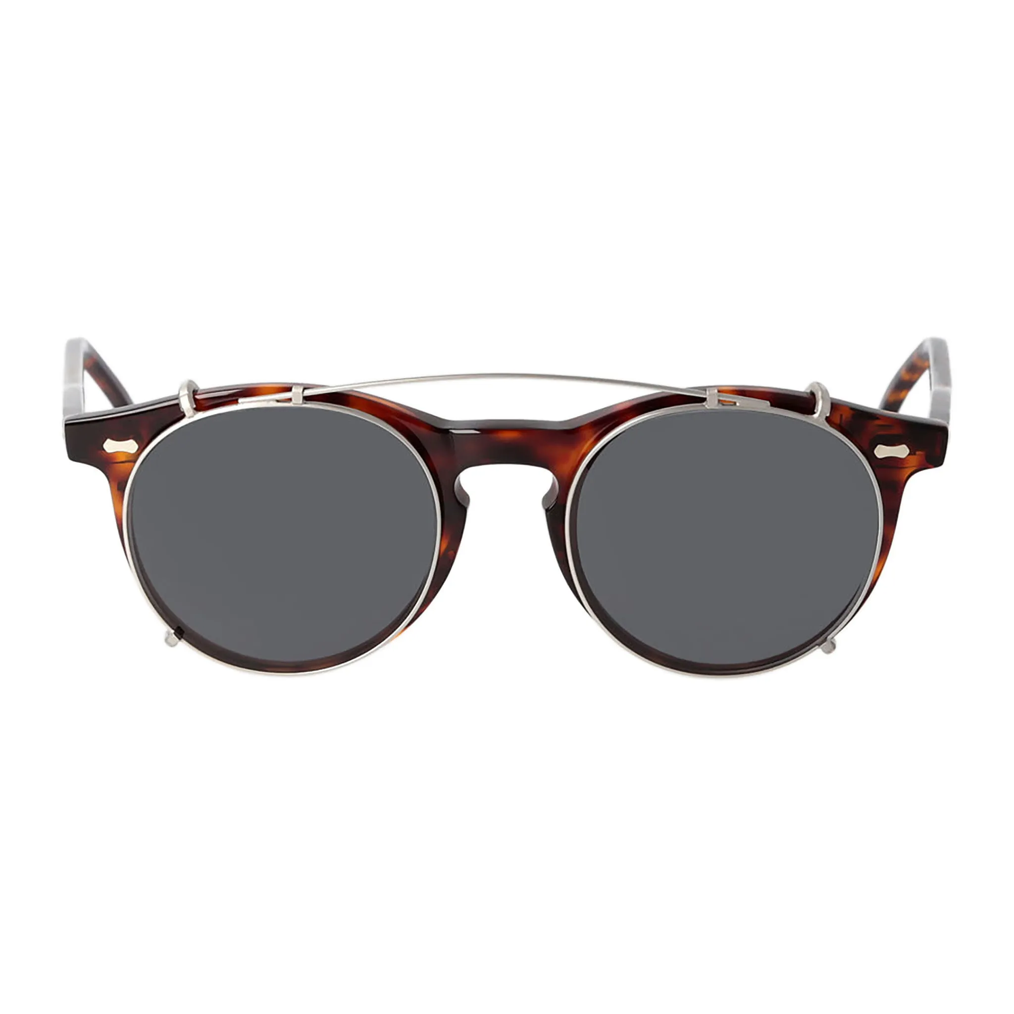 Pleat Sunglasses - Classic Tortoise/Grey