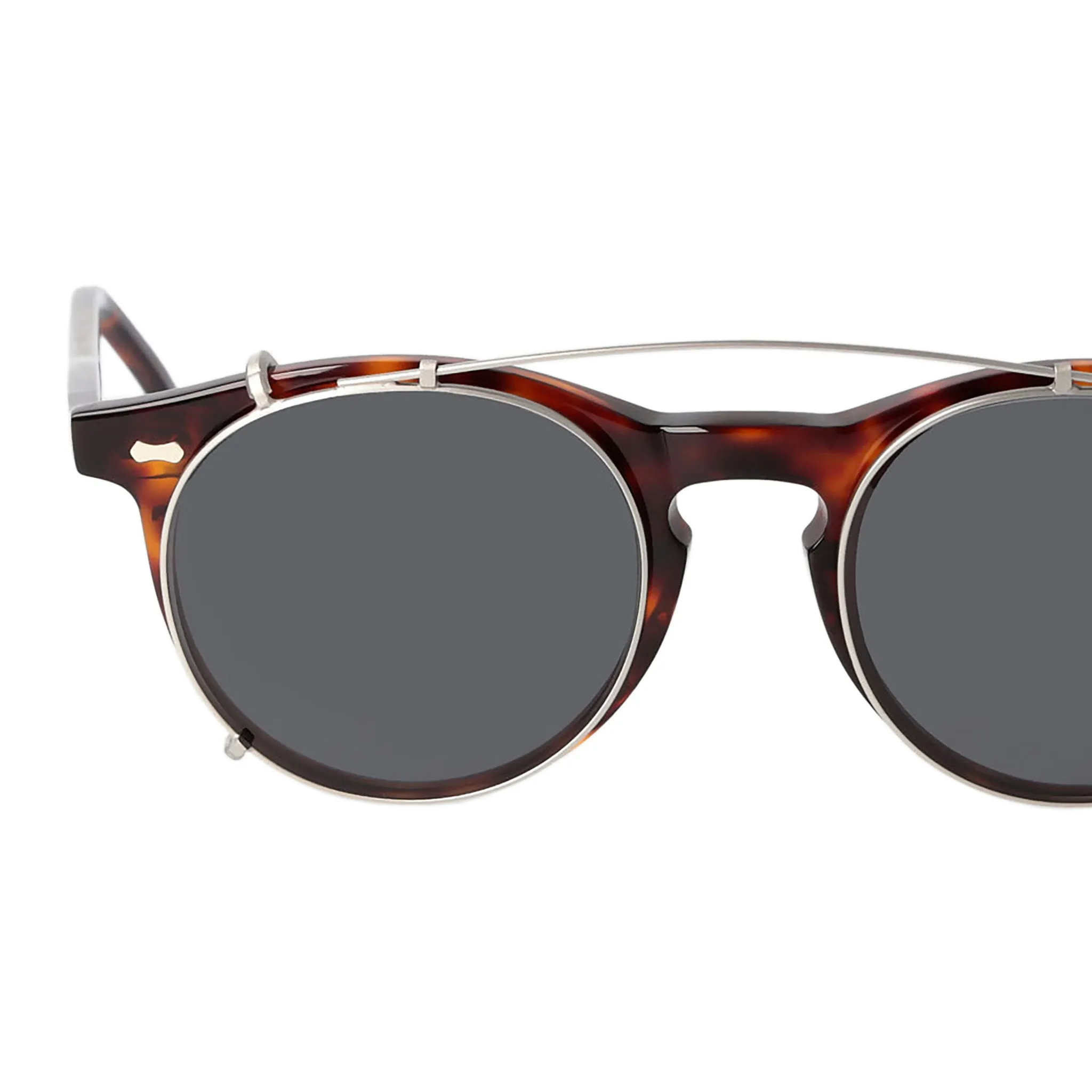 Pleat Sunglasses - Classic Tortoise/Grey