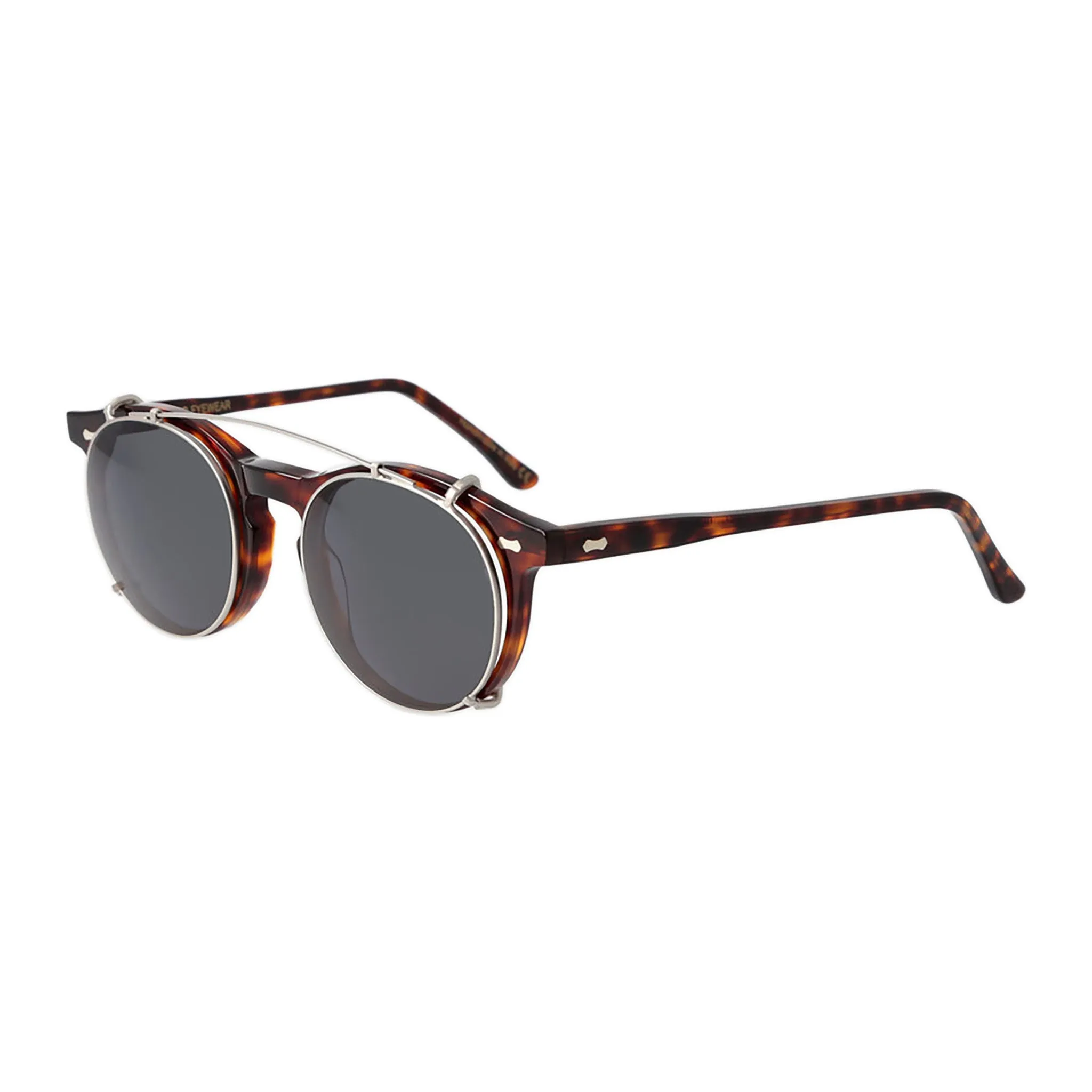 Pleat Sunglasses - Classic Tortoise/Grey