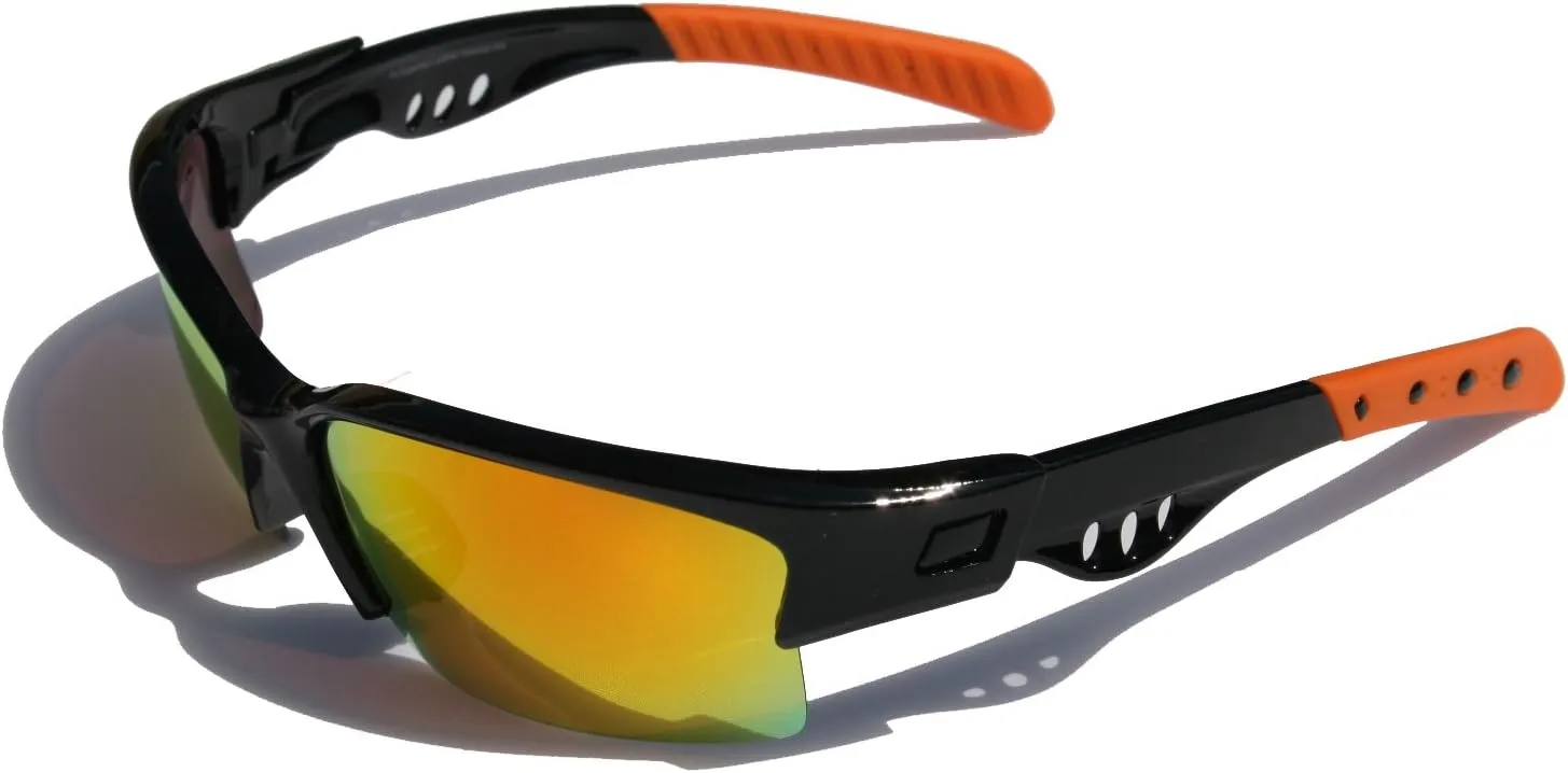 Polarized Sports Sunglasses for Men Women Baseball Running Cycling Fishing Driving Golf Softball Hiking Sunglasses TR90