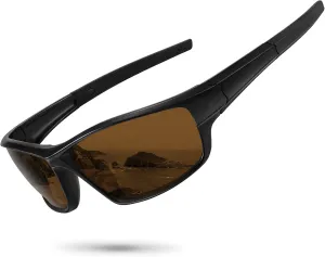 Polarized Sports Sunglasses for Men Women Driving Cycling Fishing Wrap Around Sun Glasses UV400 Protection