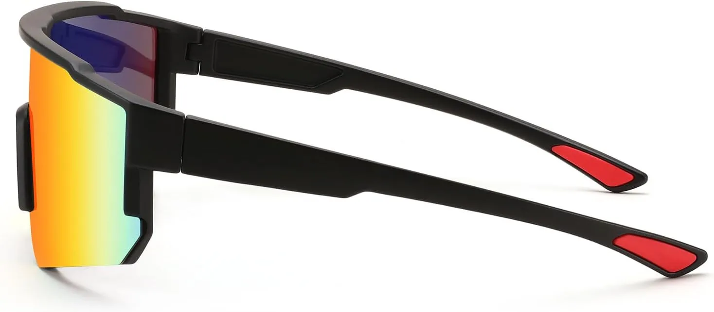 Polarized Sports Sunglasses for Men Women,Youth Baseball Softball Cycling Running Glasses TR90 Frame
