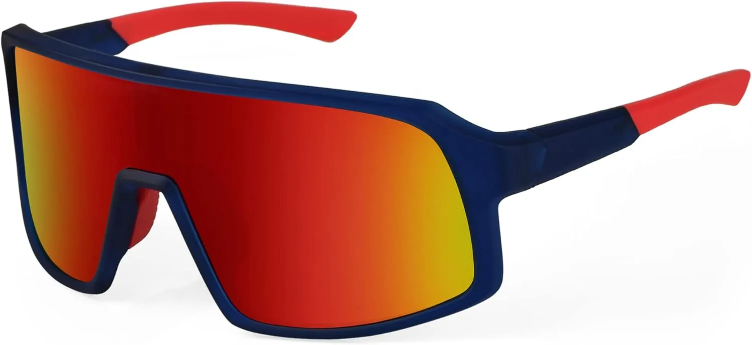 Polarized Sports Sunglasses, UV400 Protection Cycling Glasses for Women & Men, Baseball/Fishing/Running/Golf AB2203
