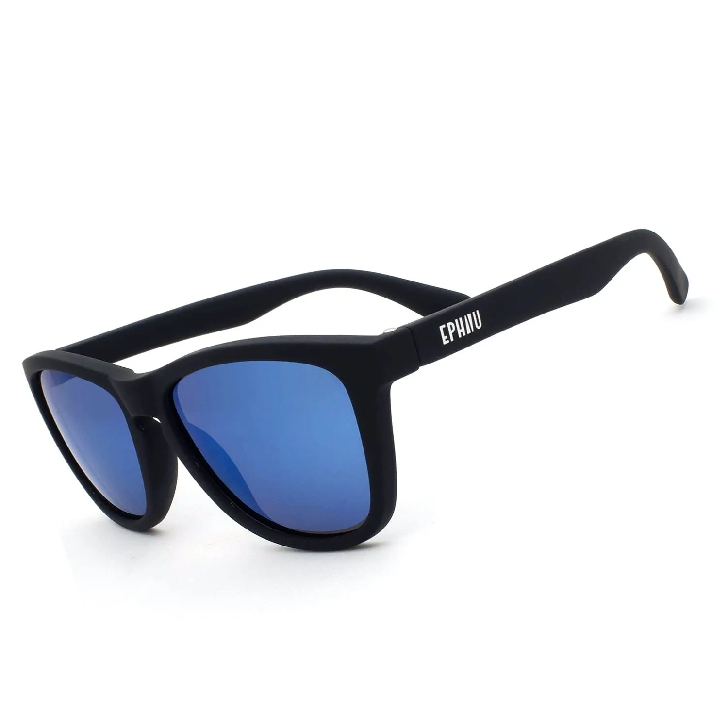 Polarized Sports Sunglasses with Mirror Lens TS001MBK