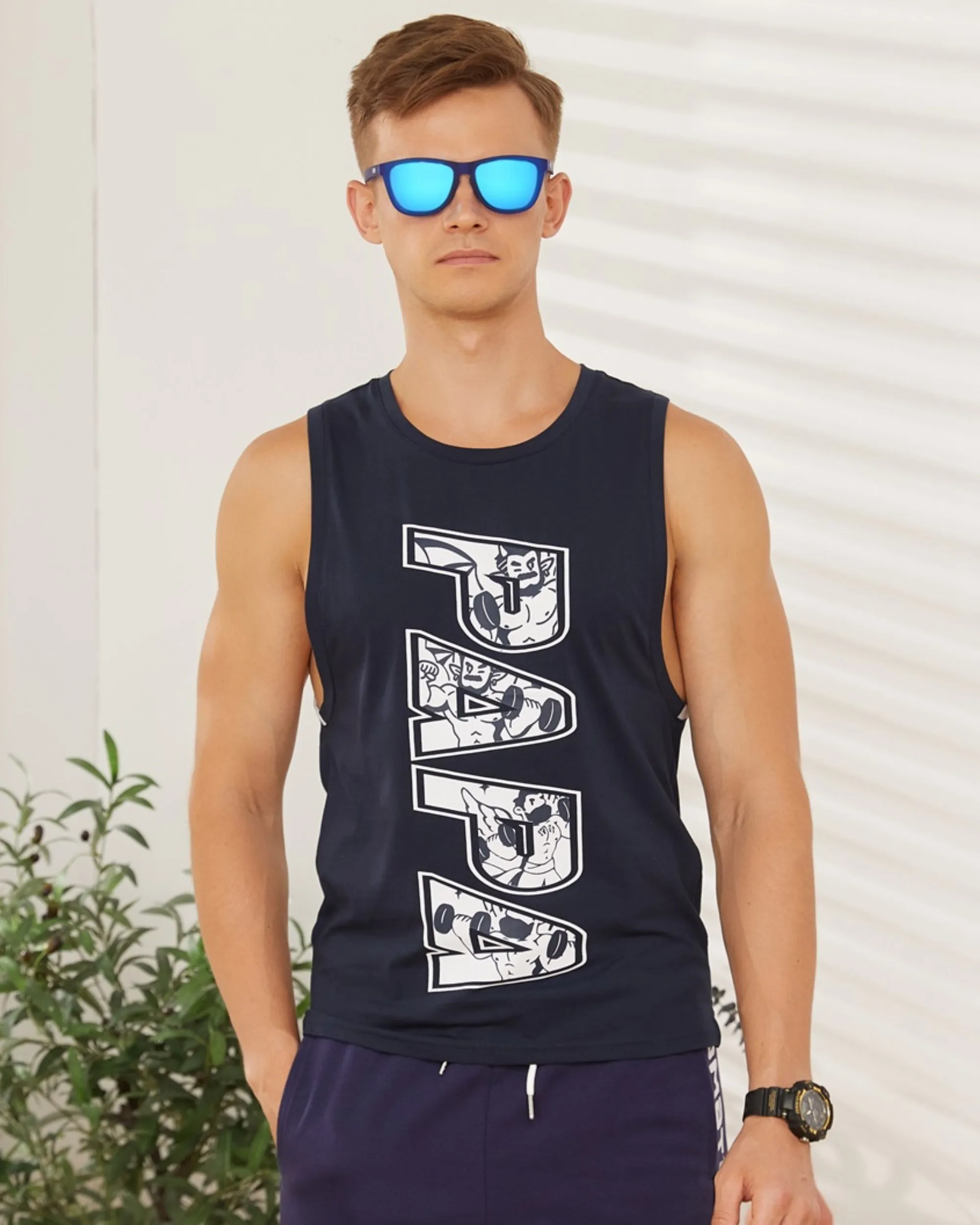 Polarized Sports Sunglasses with Mirror Lens TS001TDB