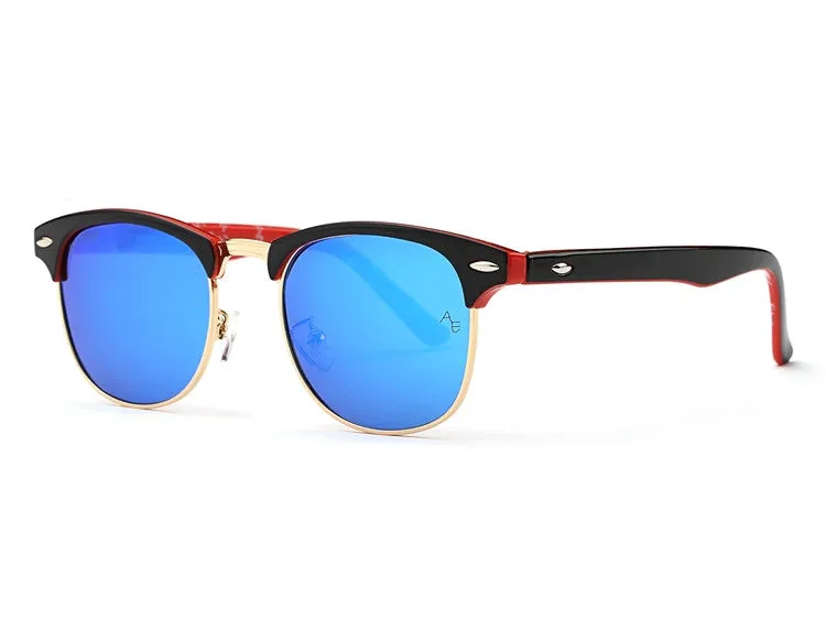 Polarized Sunglasses Men Retro Rivet High Quality Polaroid Lens Summer Style Brand Design Unisex Sun Glasses