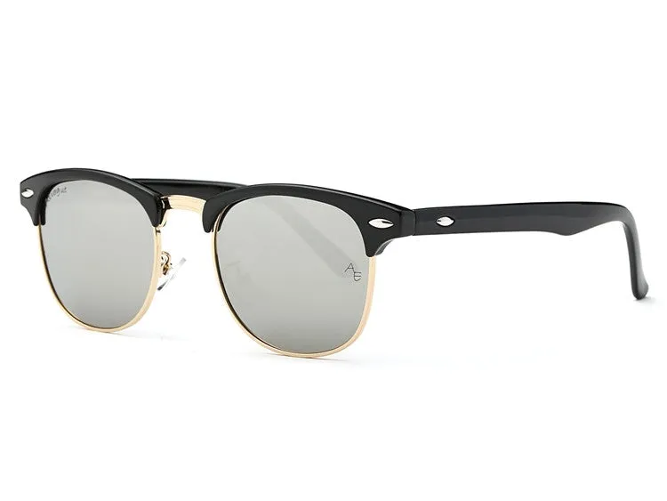 Polarized Sunglasses Men Retro Rivet High Quality Polaroid Lens Summer Style Brand Design Unisex Sun Glasses