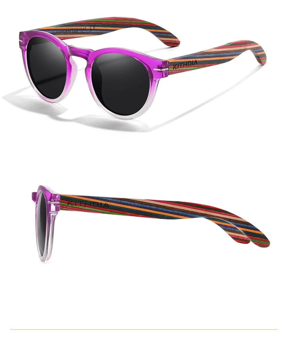 Polarized Wood Vivid Magenta Hues