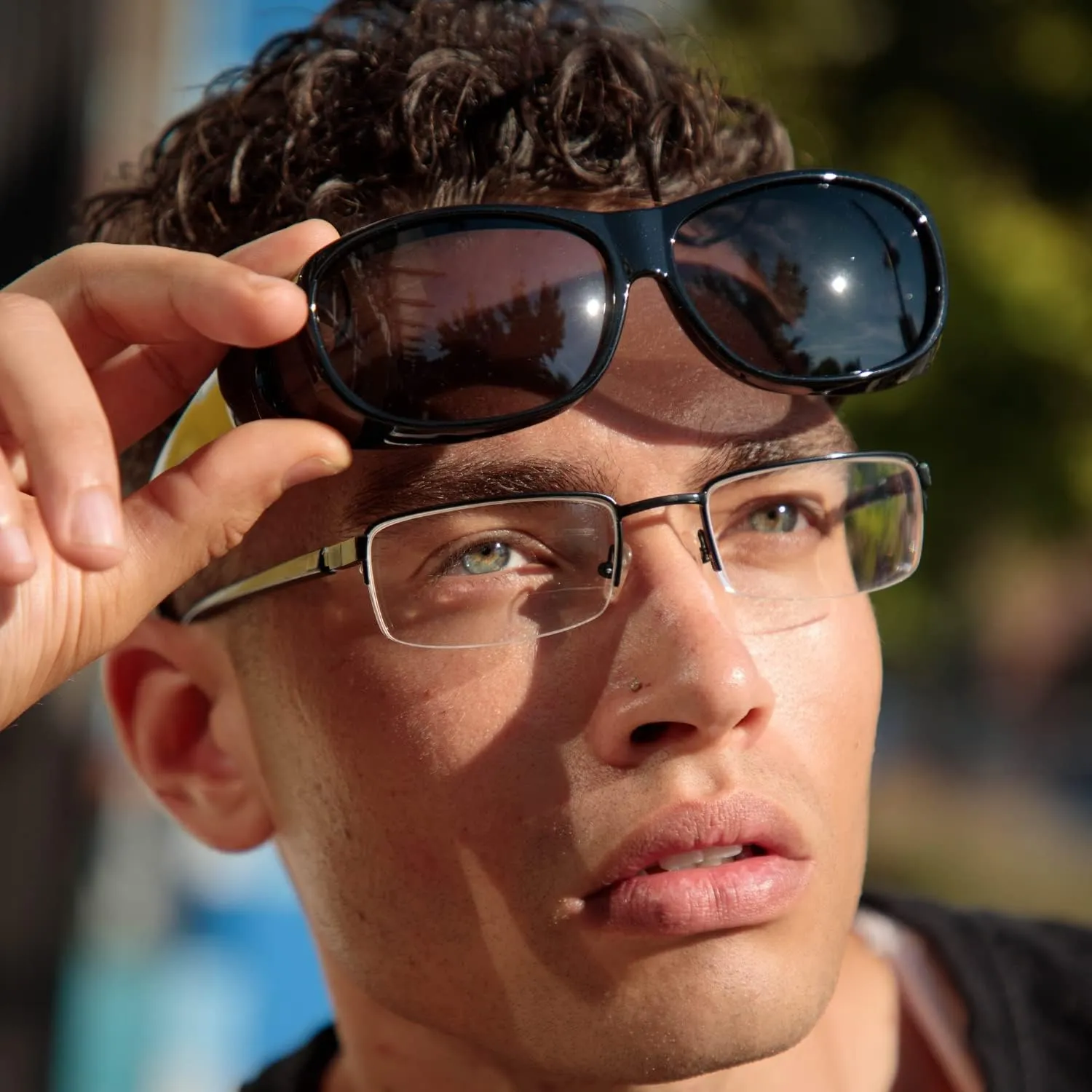 Polarized Wraparound Sunglasses | Wear Over Sunglasses | Fitover for Glasses