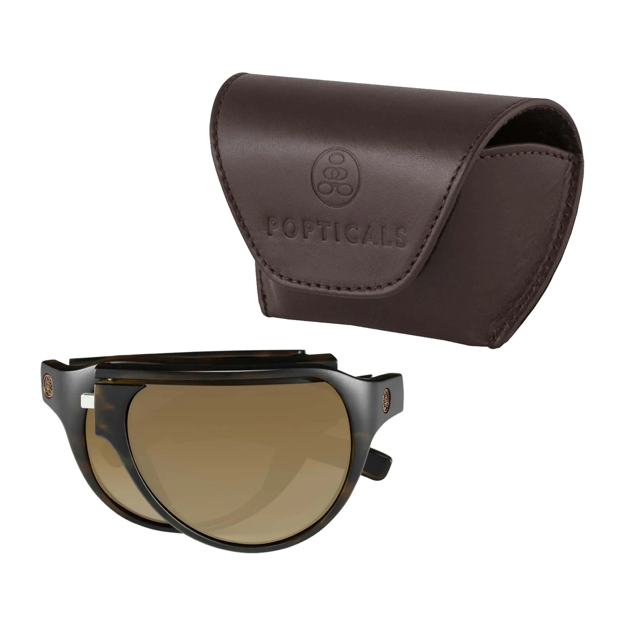 POPAIR | Polarized, Matte Tortoise, Brown Lens