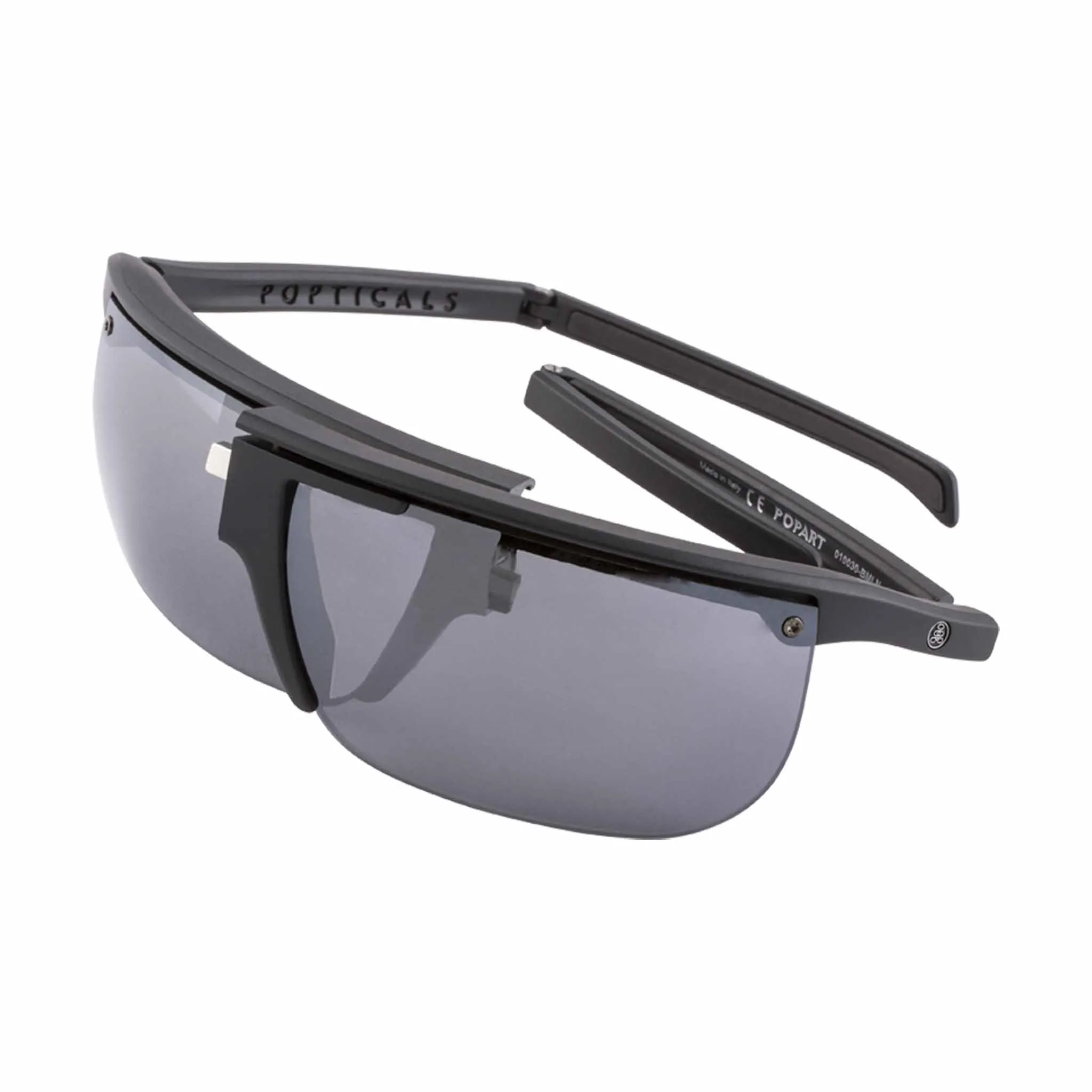 POPART | Polarized, Matte Black, Silver Mirror