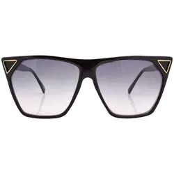 POPPY Black 80s Sunglasses