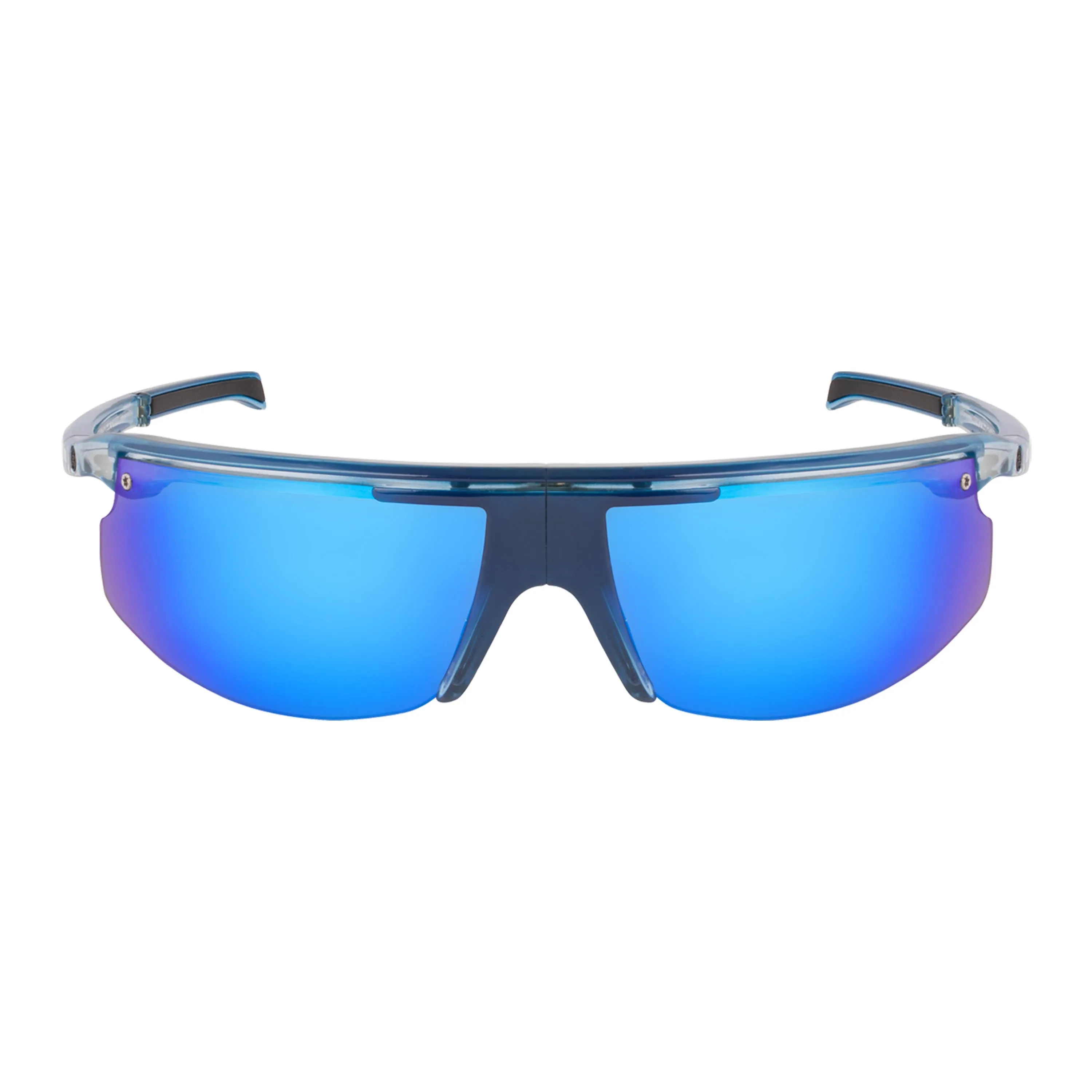 POPSTAR | Polarized, Gloss Blue/Clear Crystal, Blue Mirror, Small