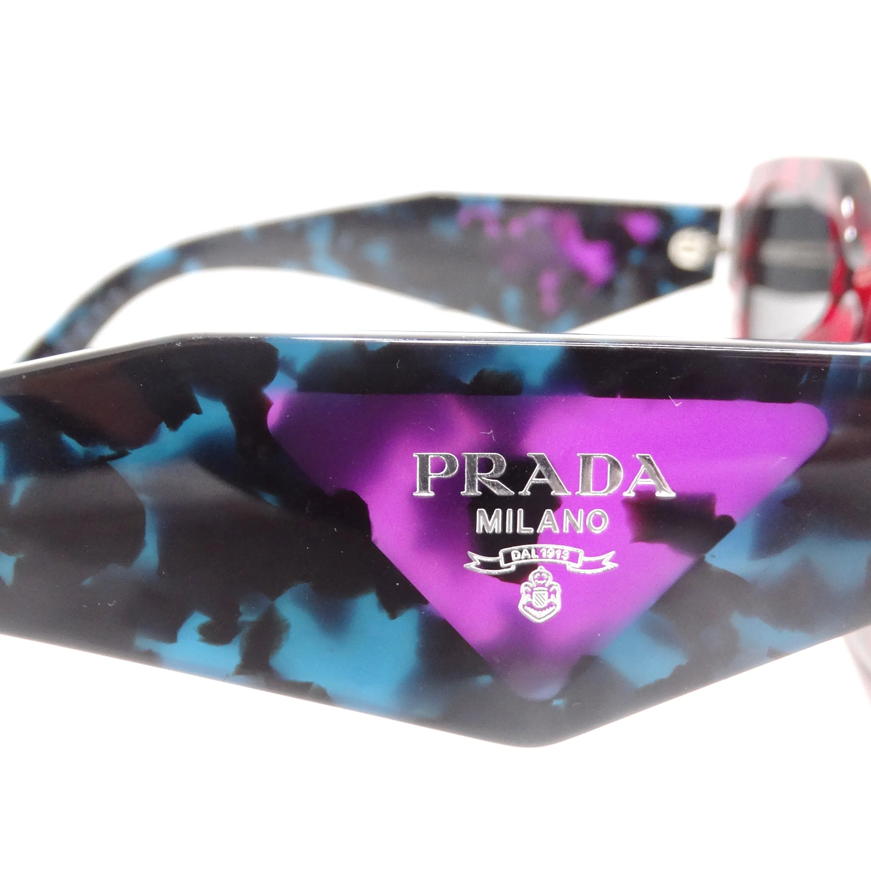 Prada Eyewear Symbole Geometric Frame Sunglasses