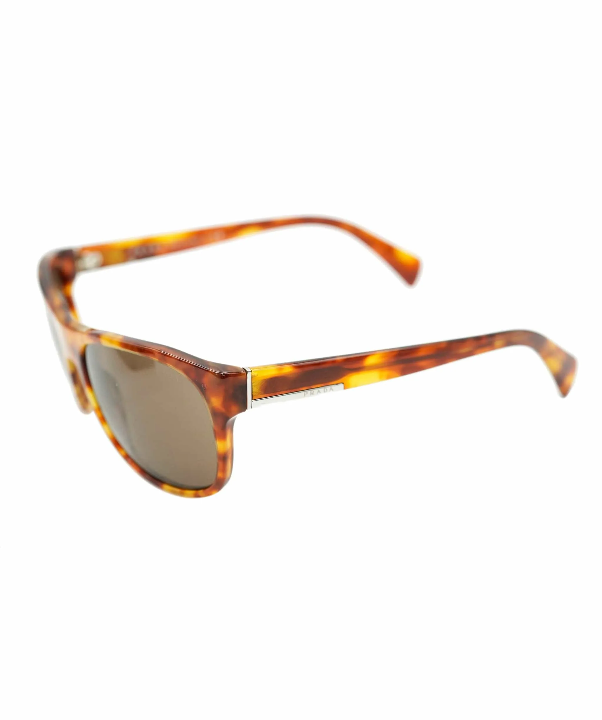 PRADA Sunglasses plastic Brown Auth ac3175 DBXS1711