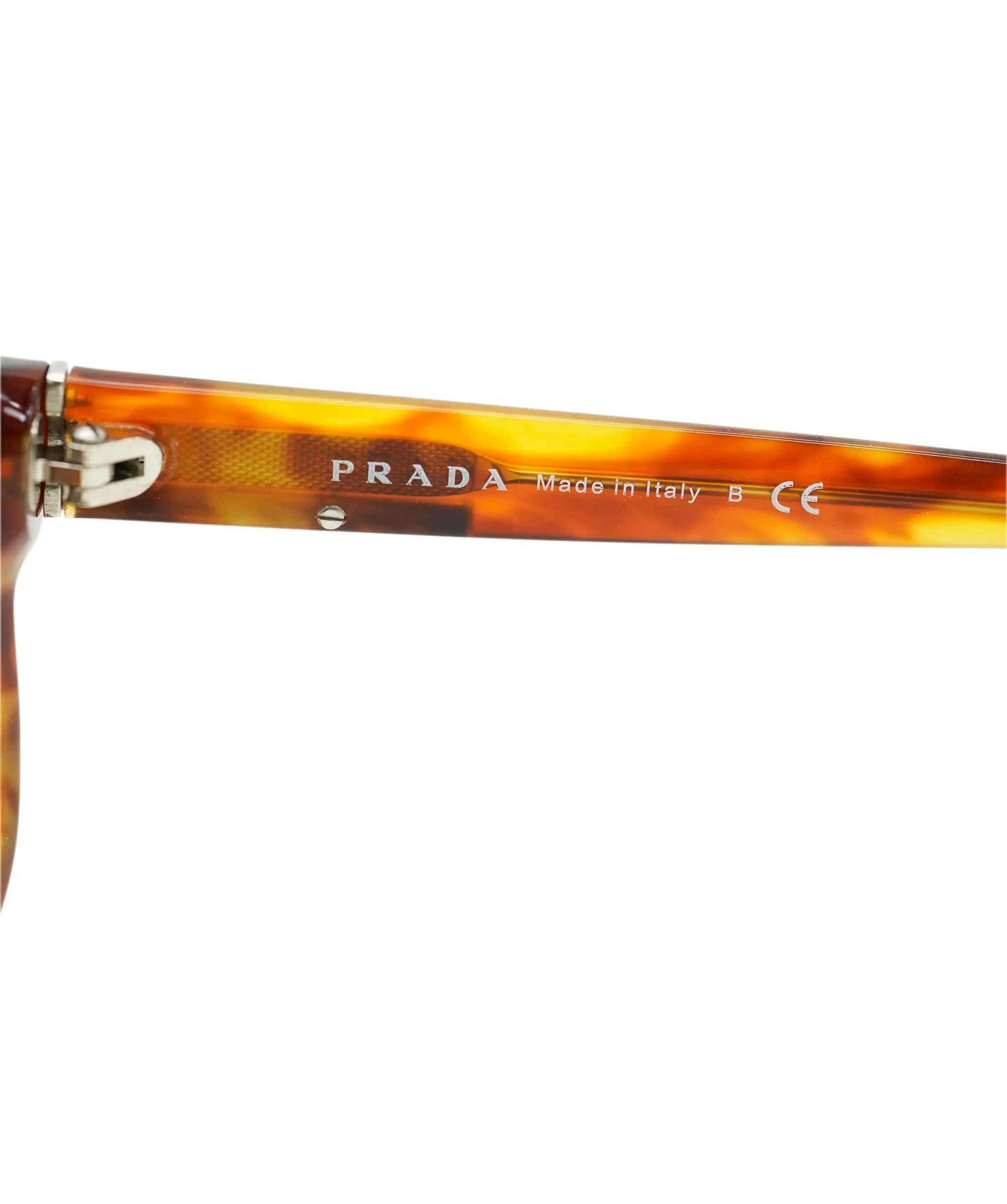 PRADA Sunglasses plastic Brown Auth ac3175 DBXS1711