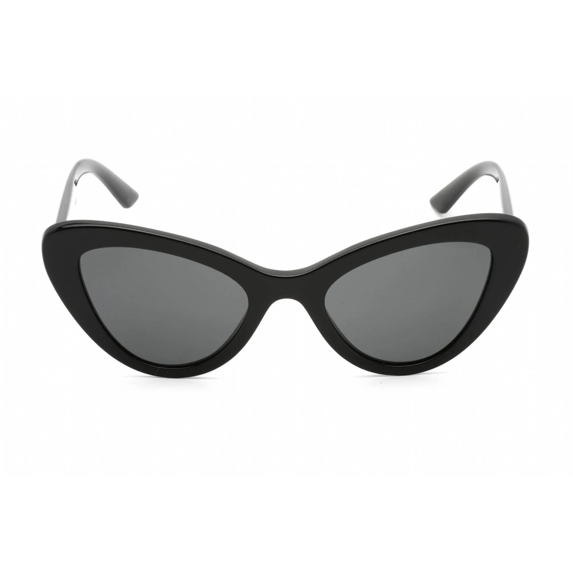 Prada Women's Sunglasses - Full Rim Black Plastic Cat Eye Frame | 0PR 13YS 1AB5S0