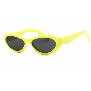 Prada Women's Sunglasses - Yellow Cat Eye Shape Frame Dark Gray Lens | 0PR 26ZS 13L08Z