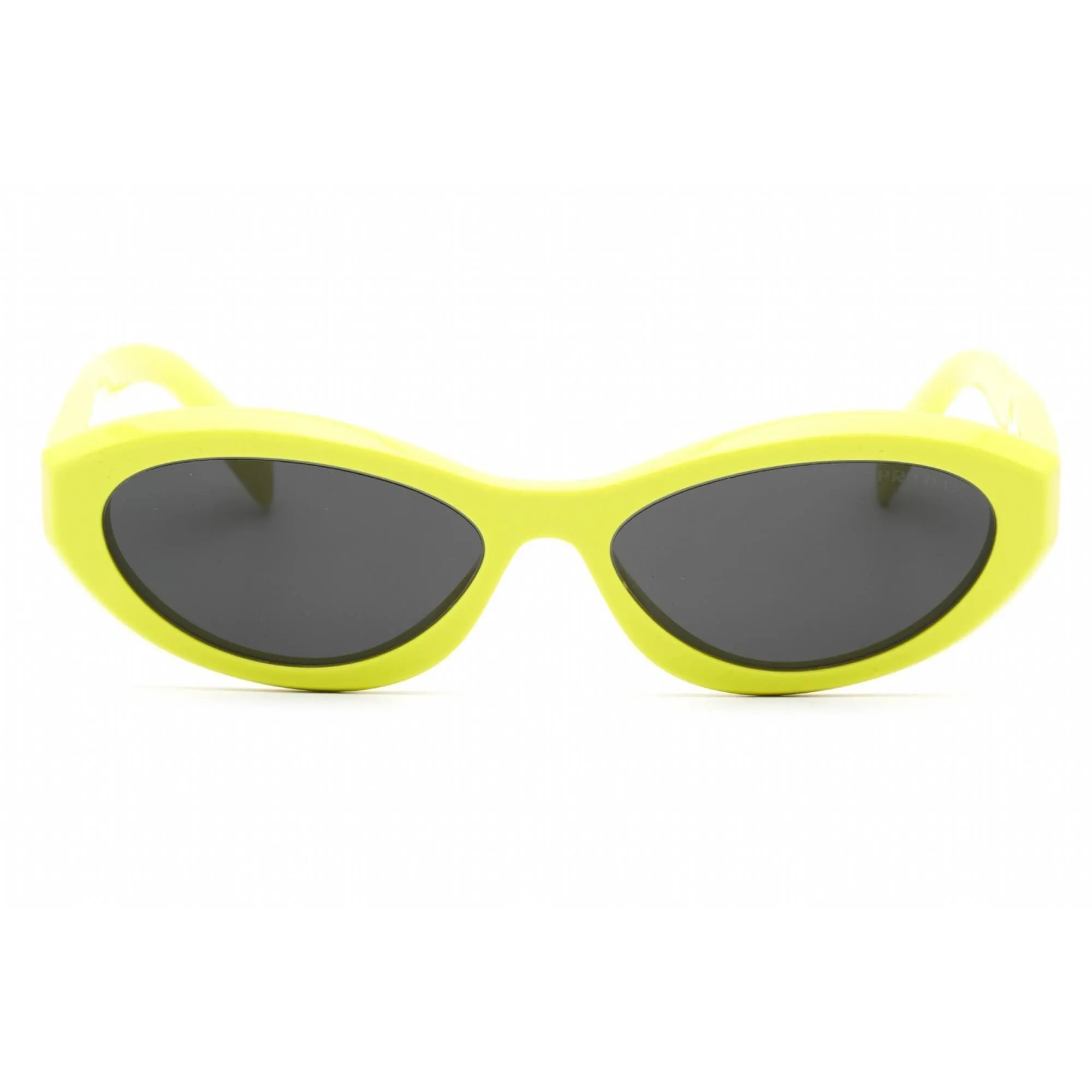 Prada Women's Sunglasses - Yellow Cat Eye Shape Frame Dark Gray Lens | 0PR 26ZS 13L08Z