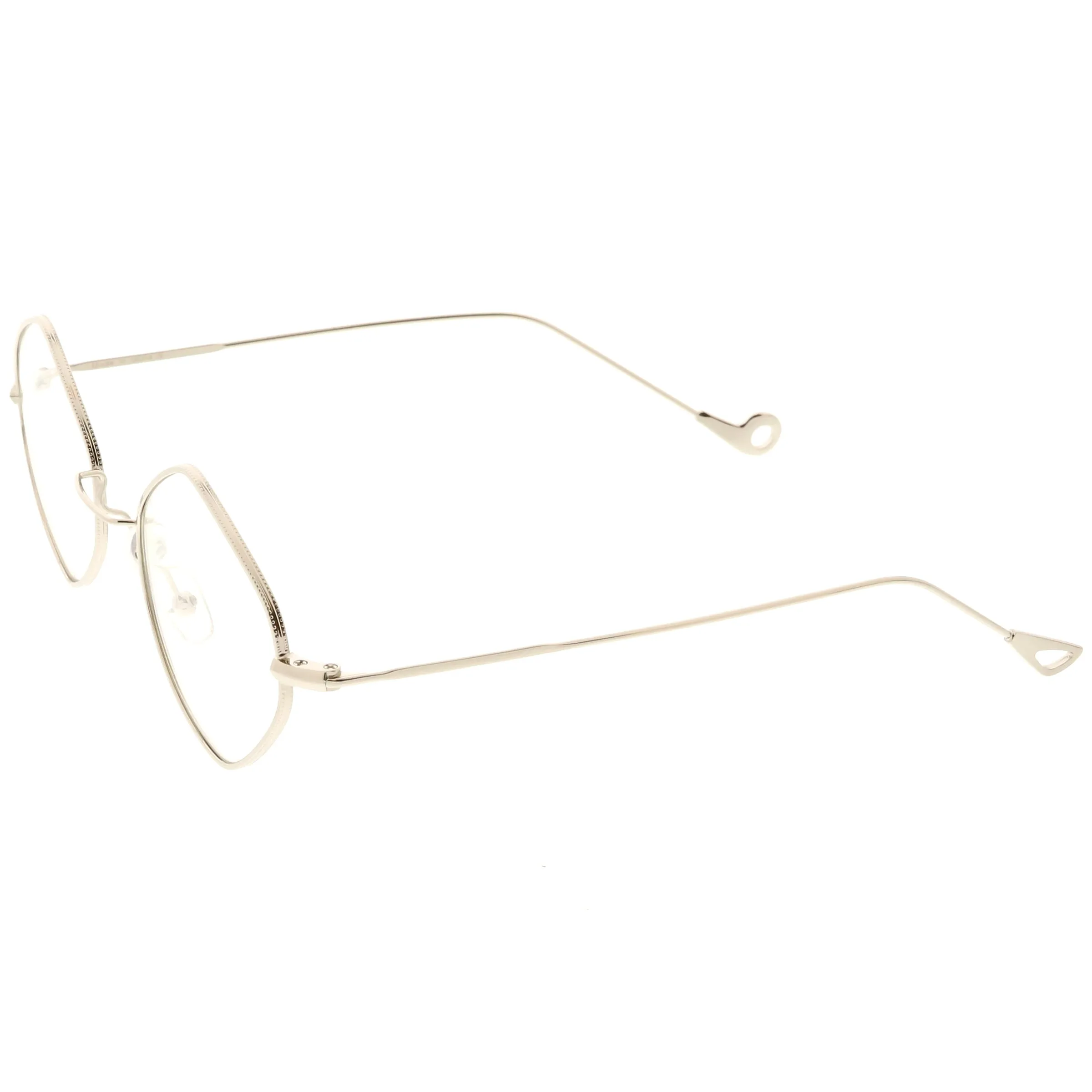 Premium Retro 1990's Fashion Small Diamond Shape Clear Lens Glasses C500