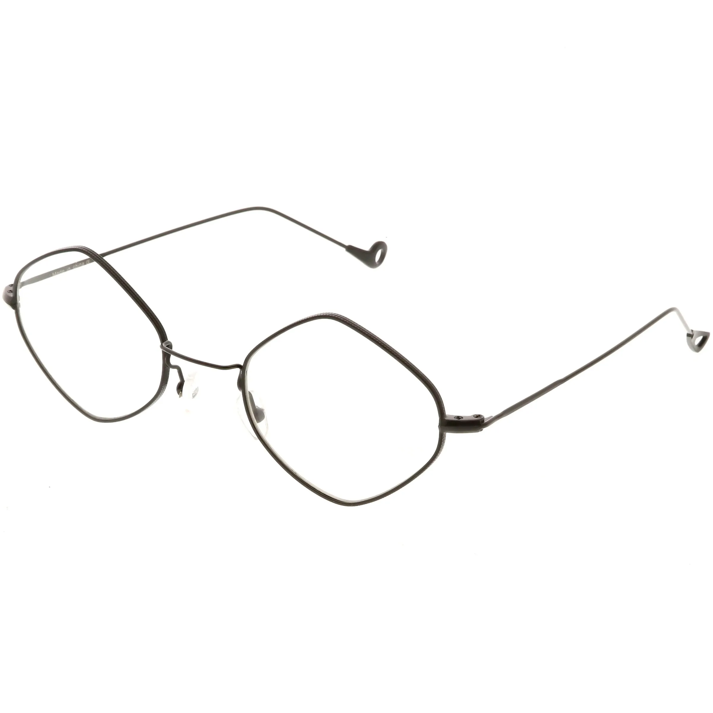 Premium Retro 1990's Fashion Small Diamond Shape Clear Lens Glasses C500