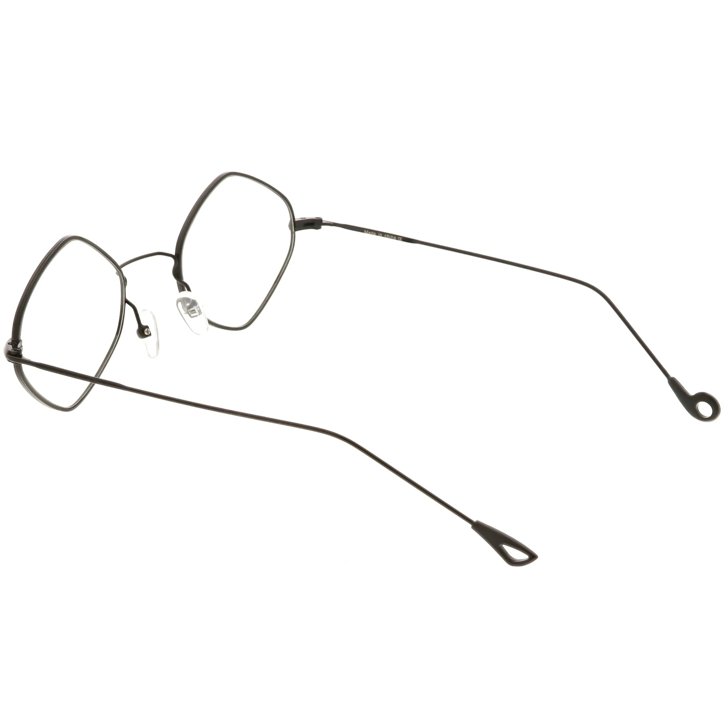Premium Retro 1990's Fashion Small Diamond Shape Clear Lens Glasses C500