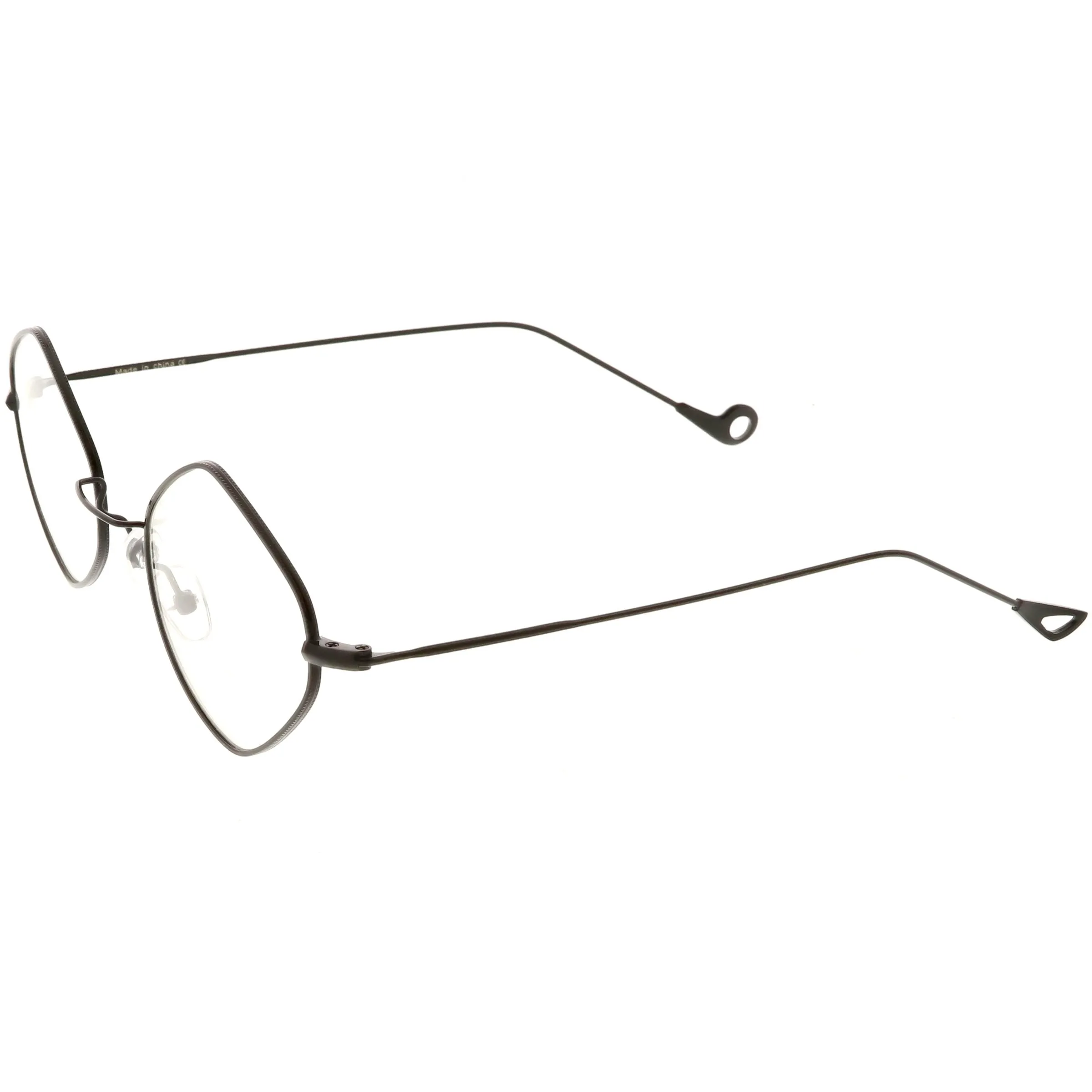 Premium Retro 1990's Fashion Small Diamond Shape Clear Lens Glasses C500