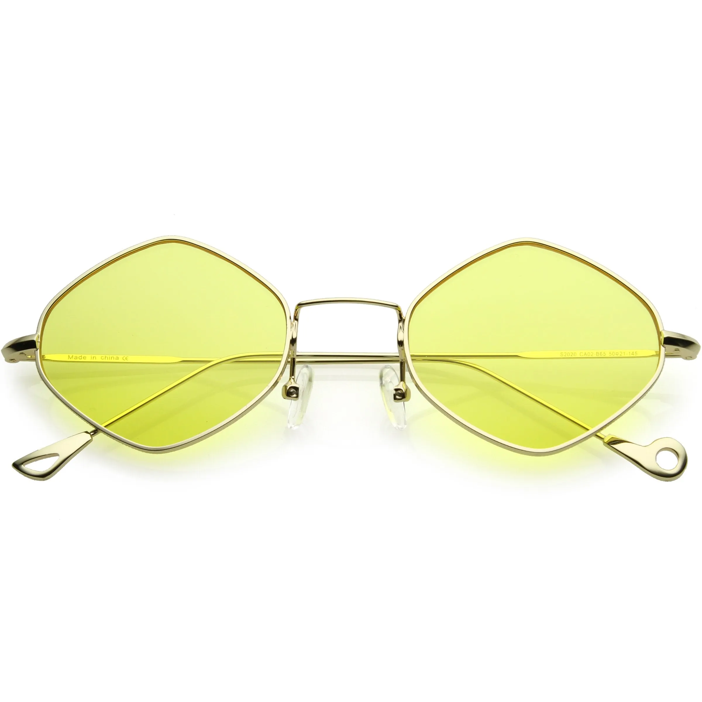 Premium Trending Retro 1990's Diamond Color Tone Lens Sunglasses C499