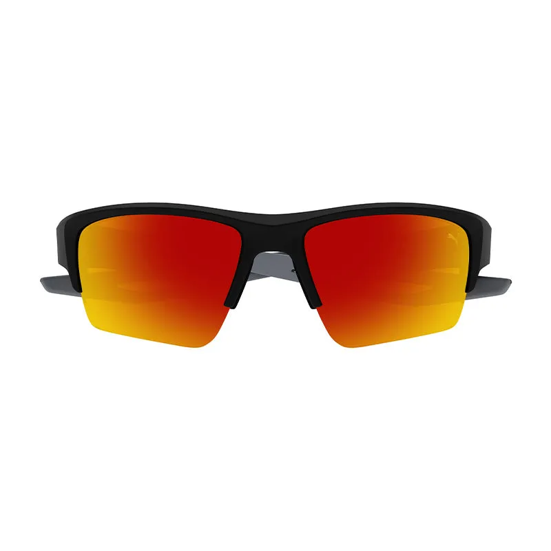 PUMA PU0400S Black/Grey/Red Sunglasses