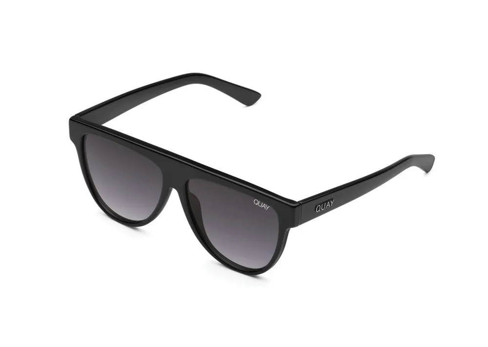Quay Last Night Sunglasses Black/Smoke Fade