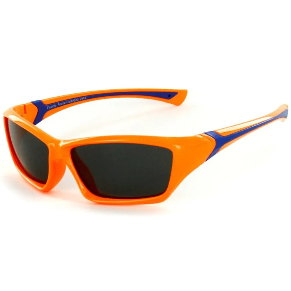 "Splash" Polarized Kids Sports Wrap Sunglasses