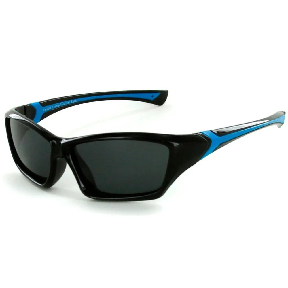 "Splash" Polarized Kids Sports Wrap Sunglasses