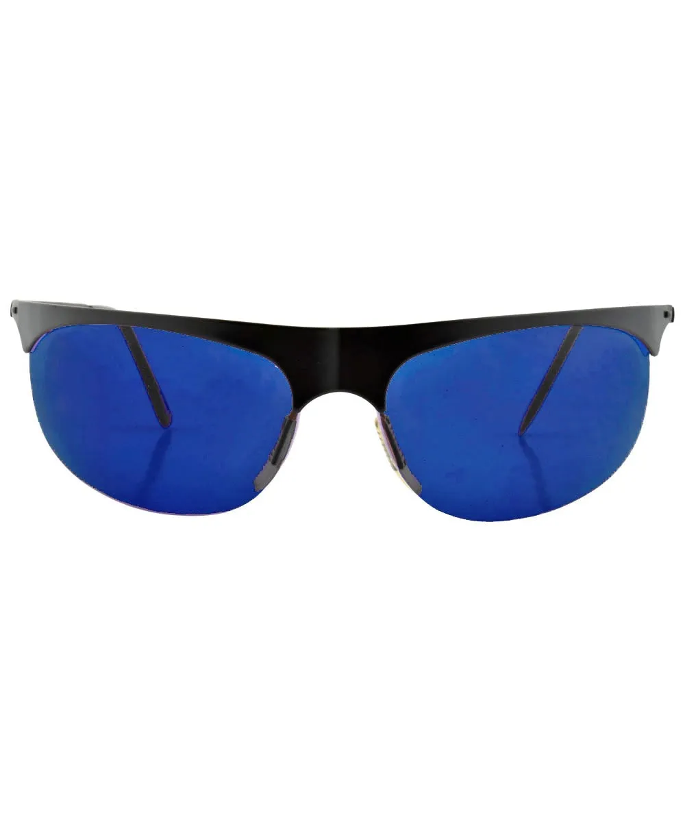 RADDINGTON Blue Fashion-Forward Sport Sunglasses