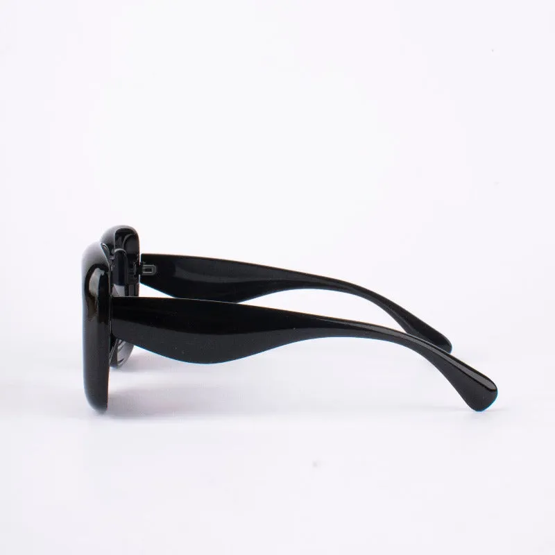 Raven Black Funky Oversized Kid's Sunglasses
