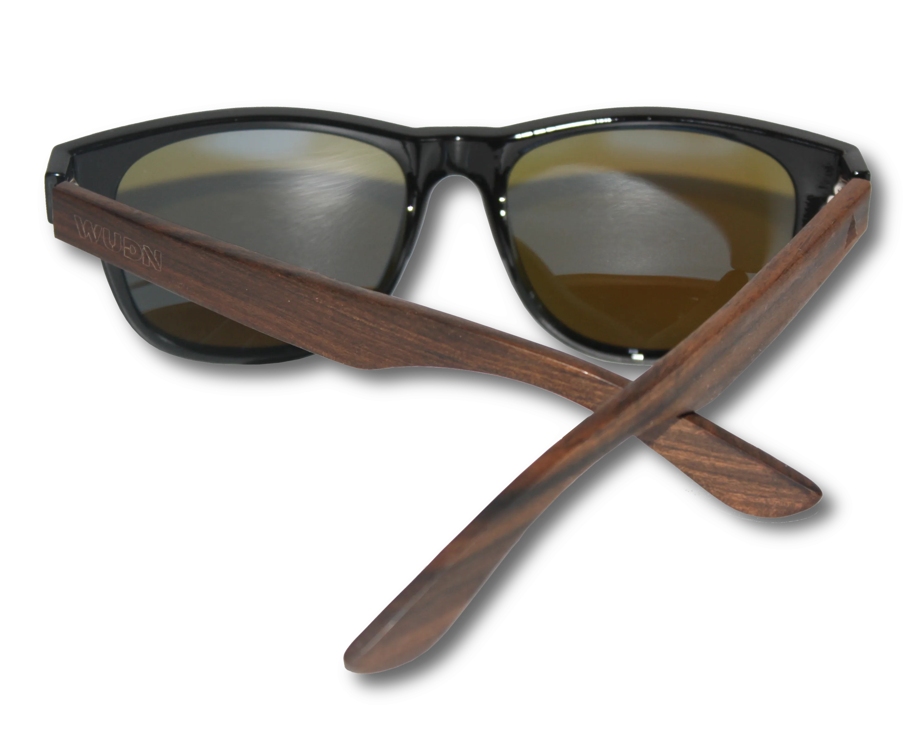 Real Ebony Wood Wanderer Style Sunglasses by WUDN