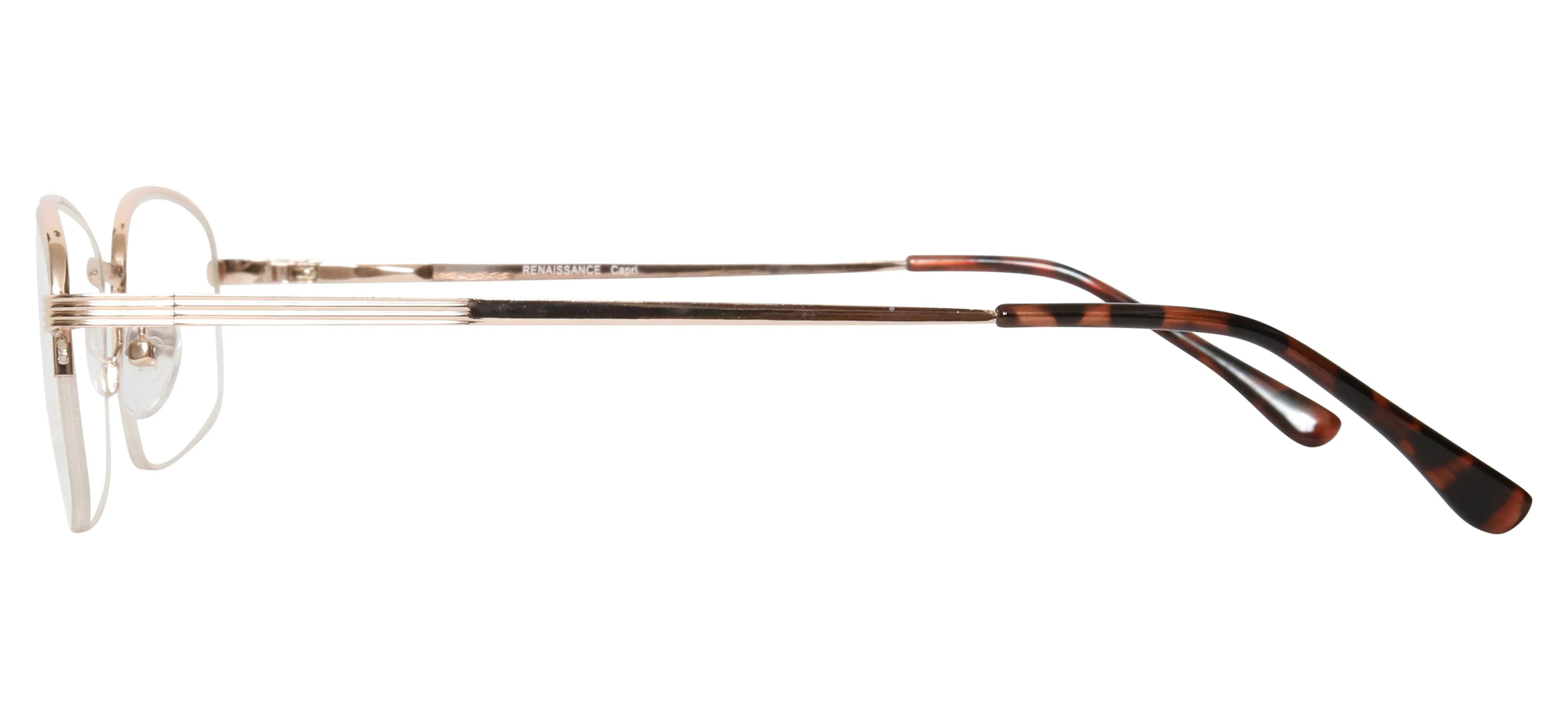 Rectangle Half Rim 201959 Eyeglasses