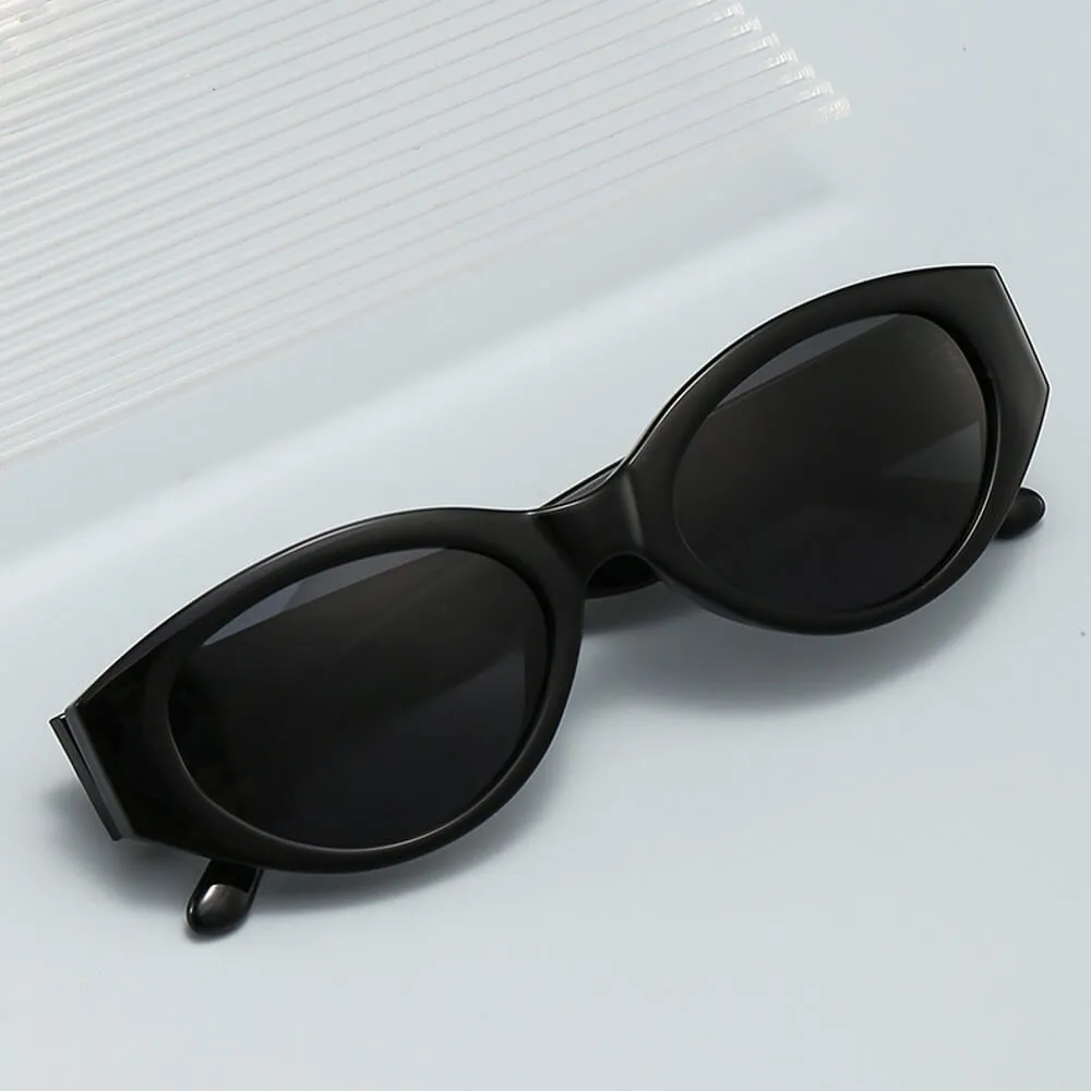 Rectangle Polarized Sunglasses Retro Square Frame UV400 Protection for Women
