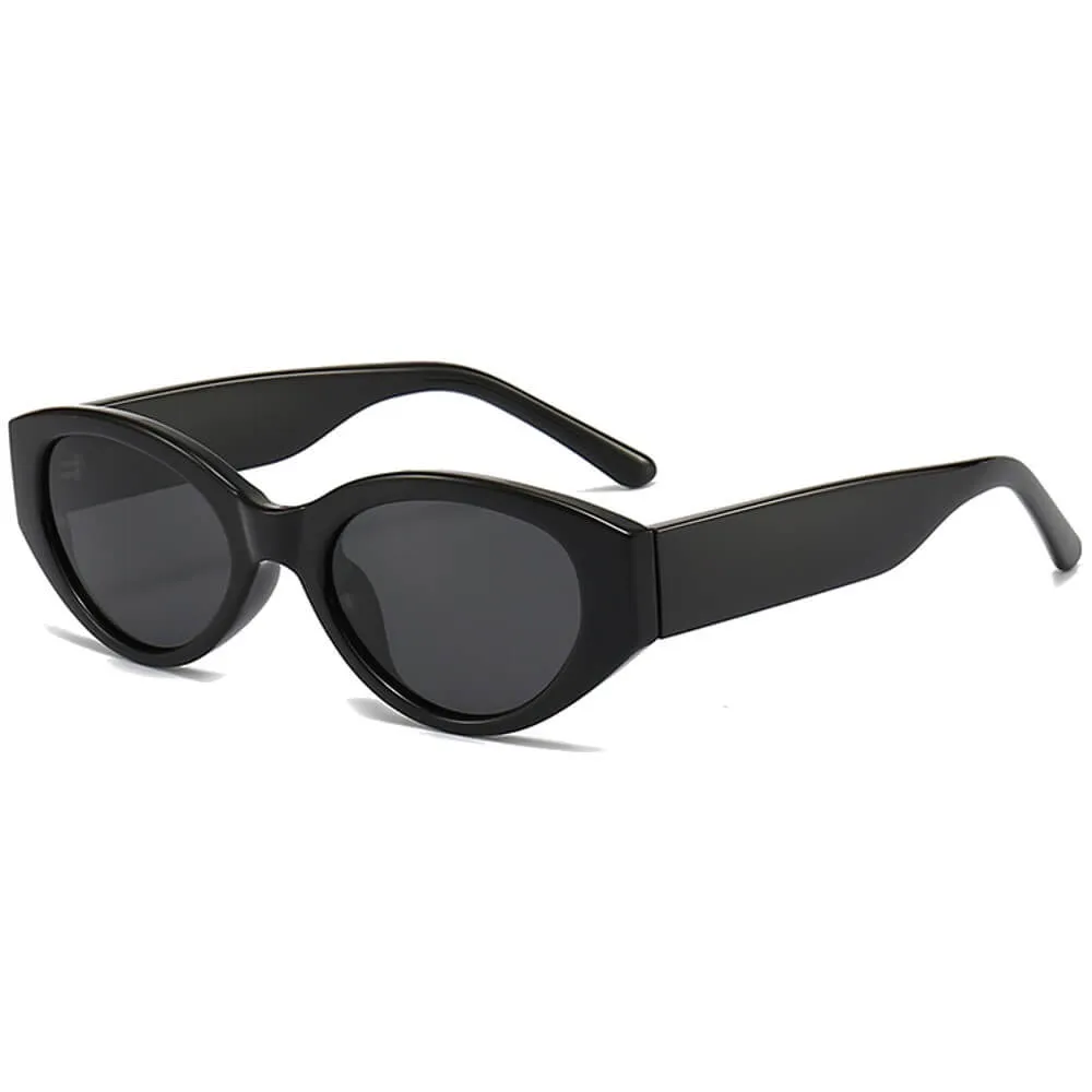 Rectangle Polarized Sunglasses Retro Square Frame UV400 Protection for Women