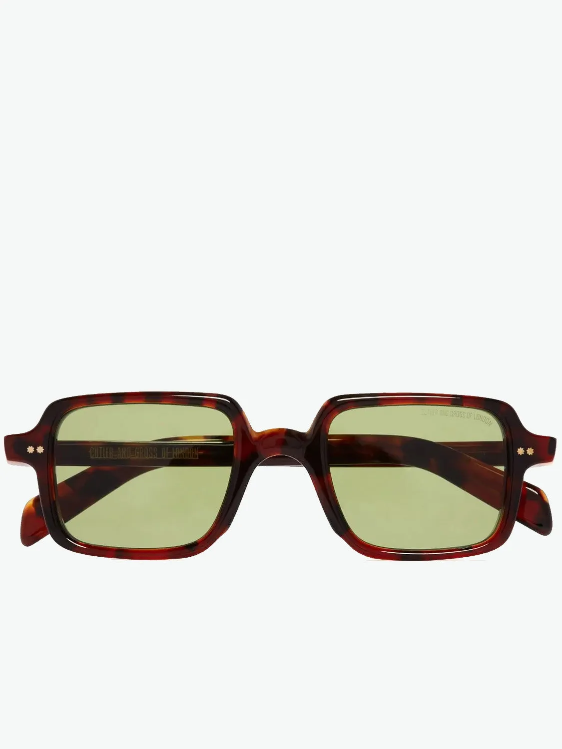 Rectangle Sunglasses Havana Burgundy