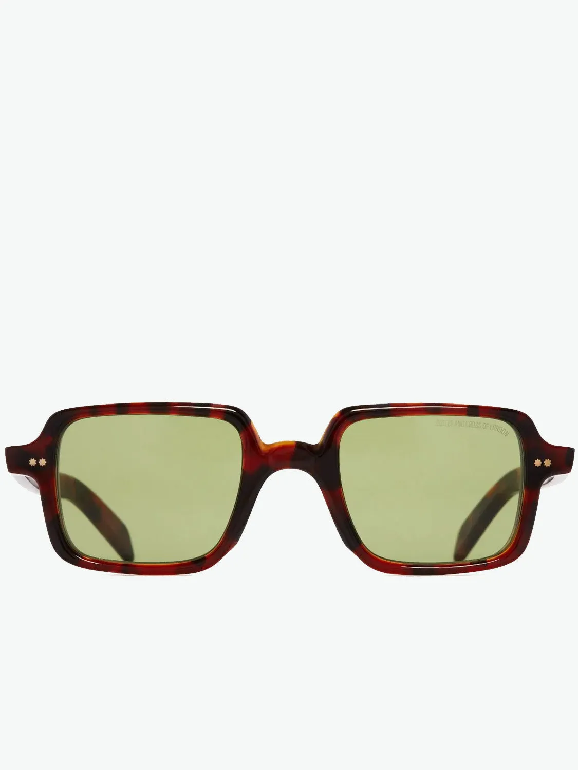 Rectangle Sunglasses Havana Burgundy